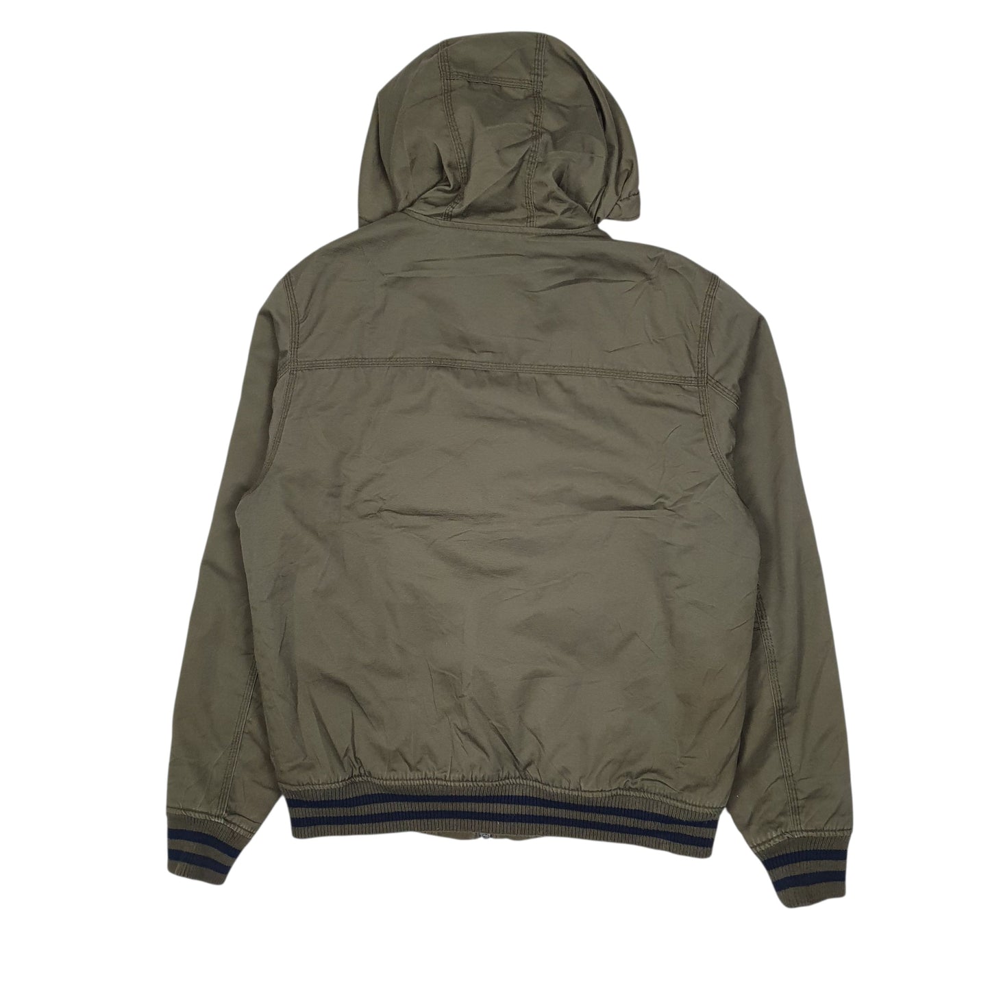 Mens Green H&M Active Hoodie  Coat