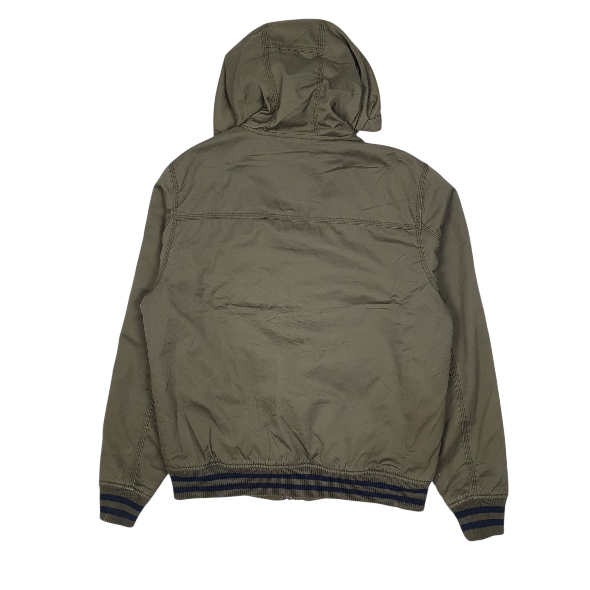 Mens Green H&M Active Hoodie  Coat
