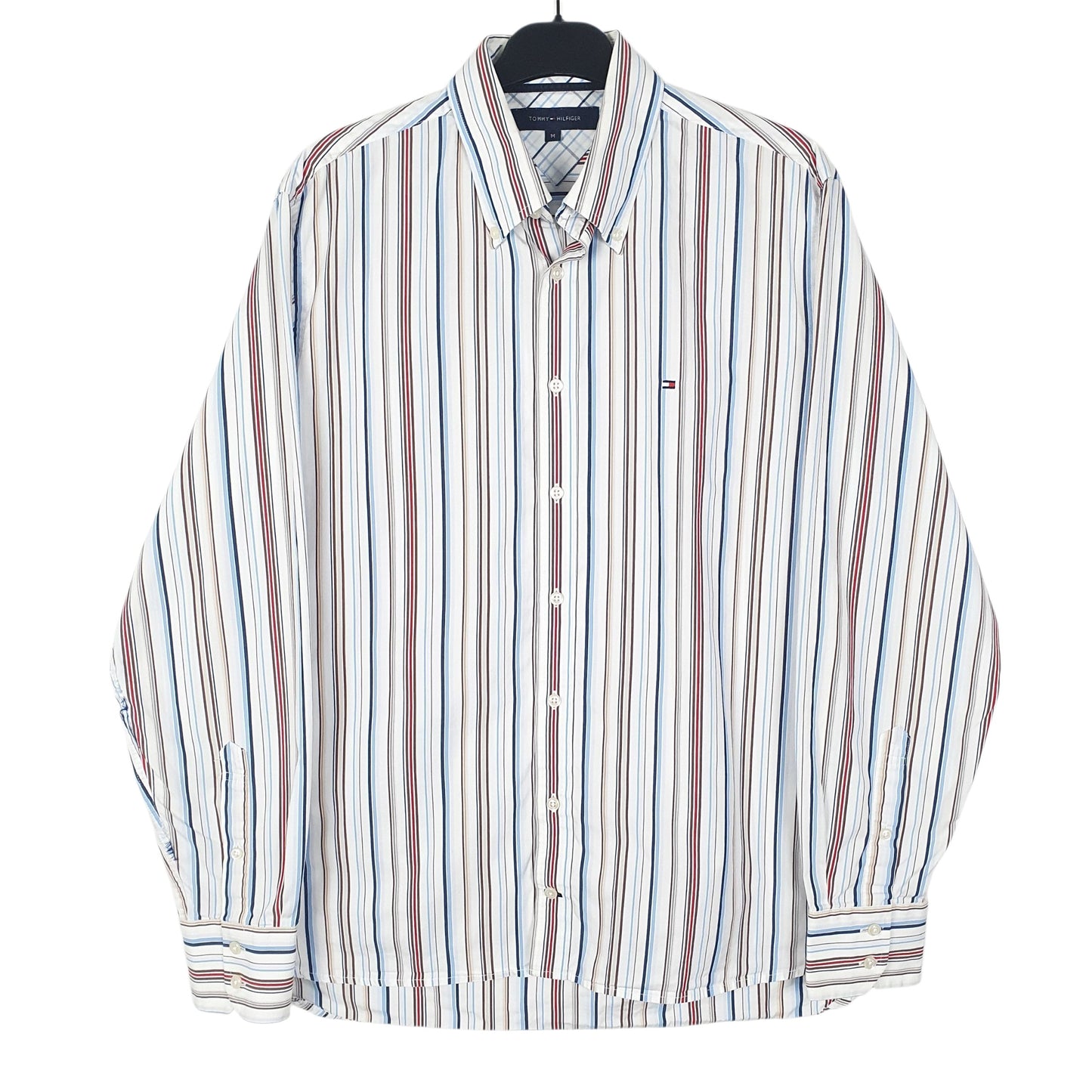 Mens White Tommy Hilfiger  Long Sleeve Shirt