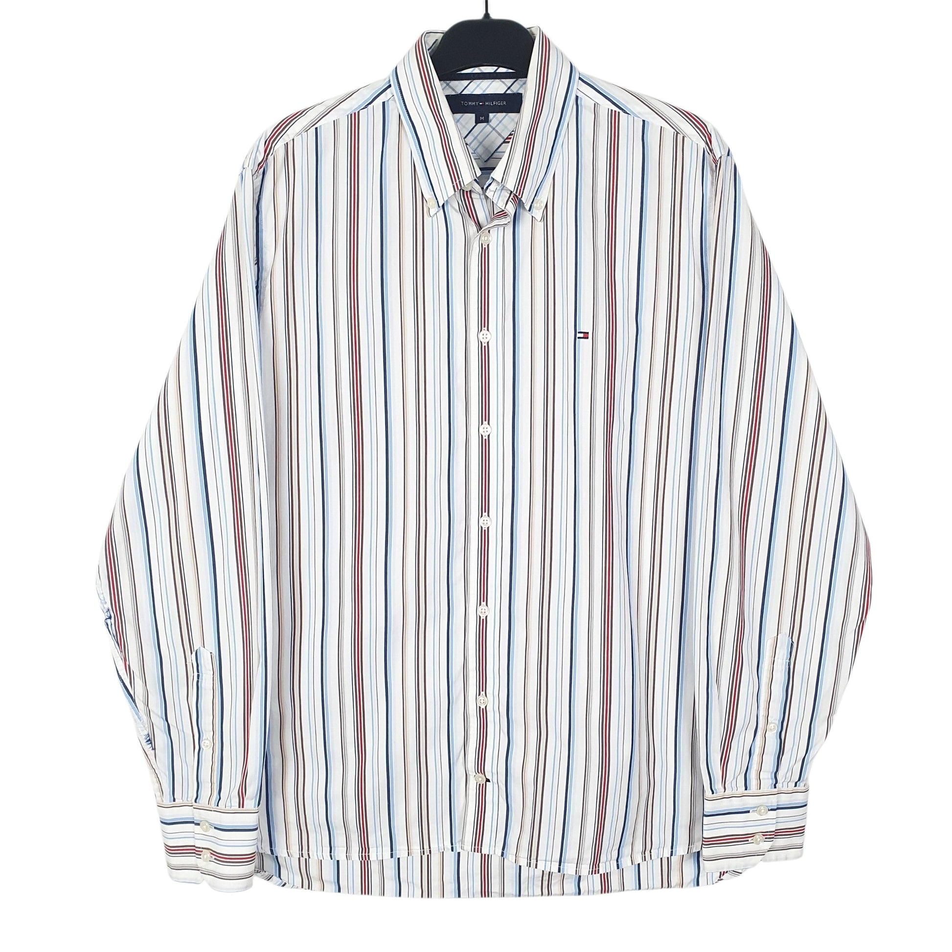 Mens White Tommy Hilfiger  Long Sleeve Shirt