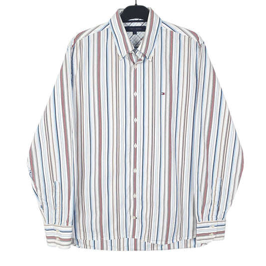 Mens White Tommy Hilfiger  Long Sleeve Shirt