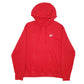 Mens Red Nike  Hoodie Jumper