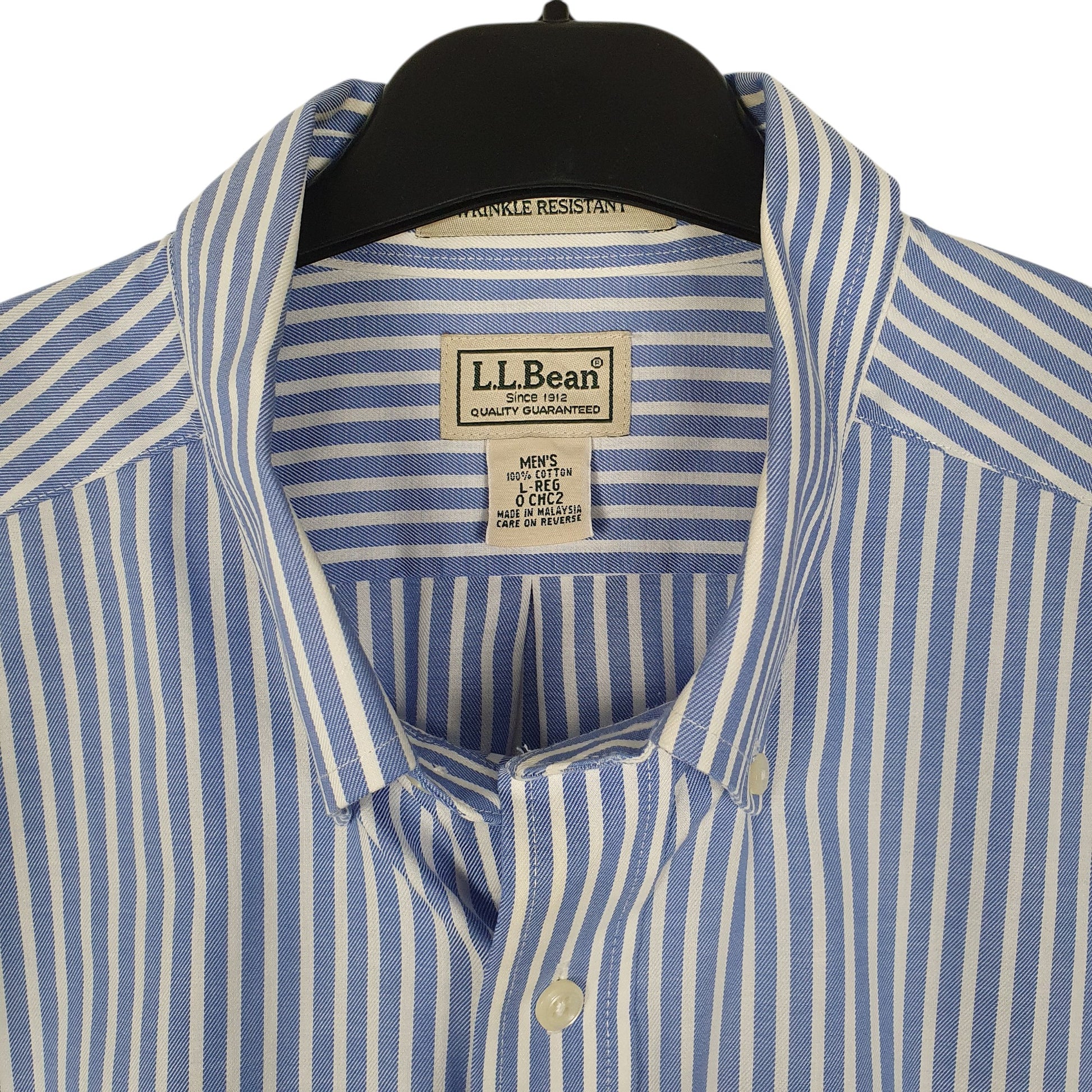 Mens Blue L.L.Bean Oxford  Shirt