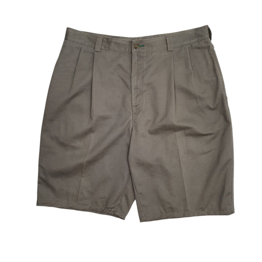 Mens Grey Tommy Hilfiger Vintage 90s Double Pleated Chino Shorts