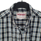 Mens Navy Wrangler Rugger Wear  Shirt