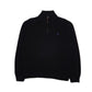 Mens Black Polo Ralph Lauren  Quarter Zip Jumper