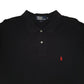 Mens Black Polo Ralph Lauren Vintage 90s  Polo Shirt