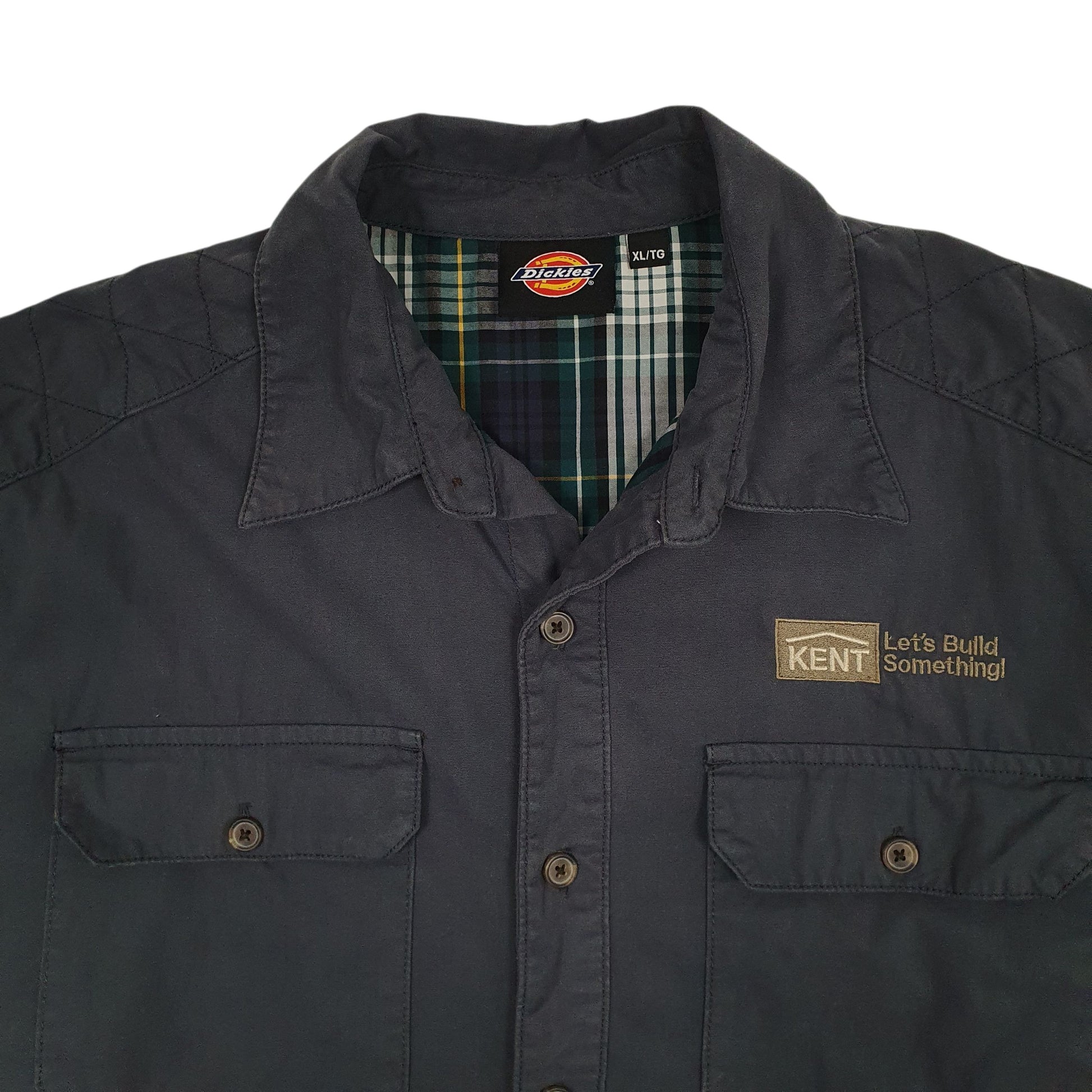Mens Blue Dickies Workwear  Coat