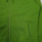 Womens Green The North Face Reversible Fluffy Sherpa Lined Hoodie Full Zip Jumper