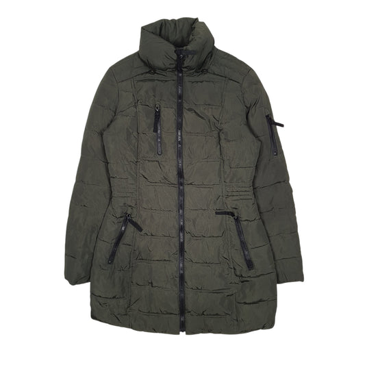 Womens Green Nautica Longline Trench  Coat