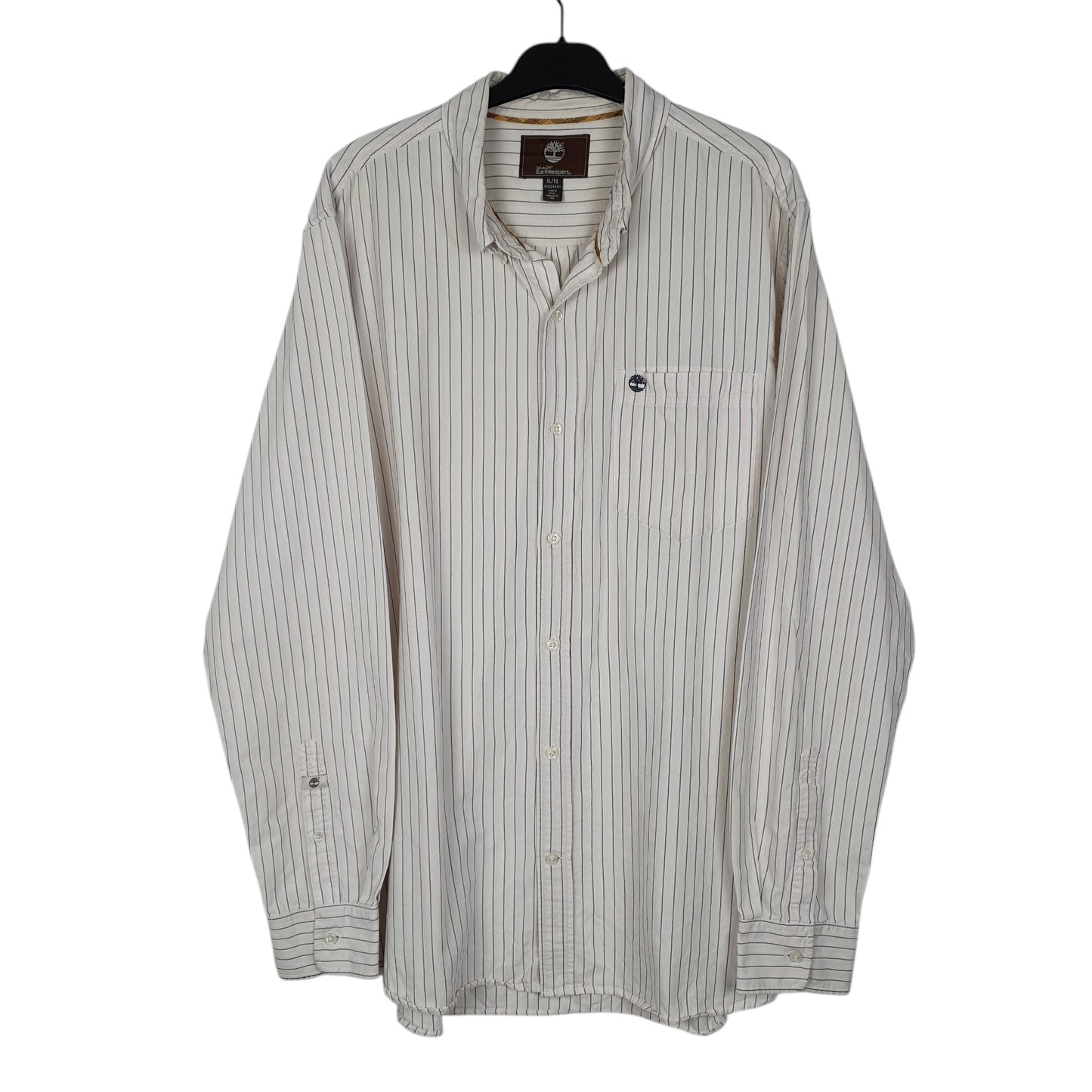 Mens White Timberland Earthkeepers Long Sleeve Shirt