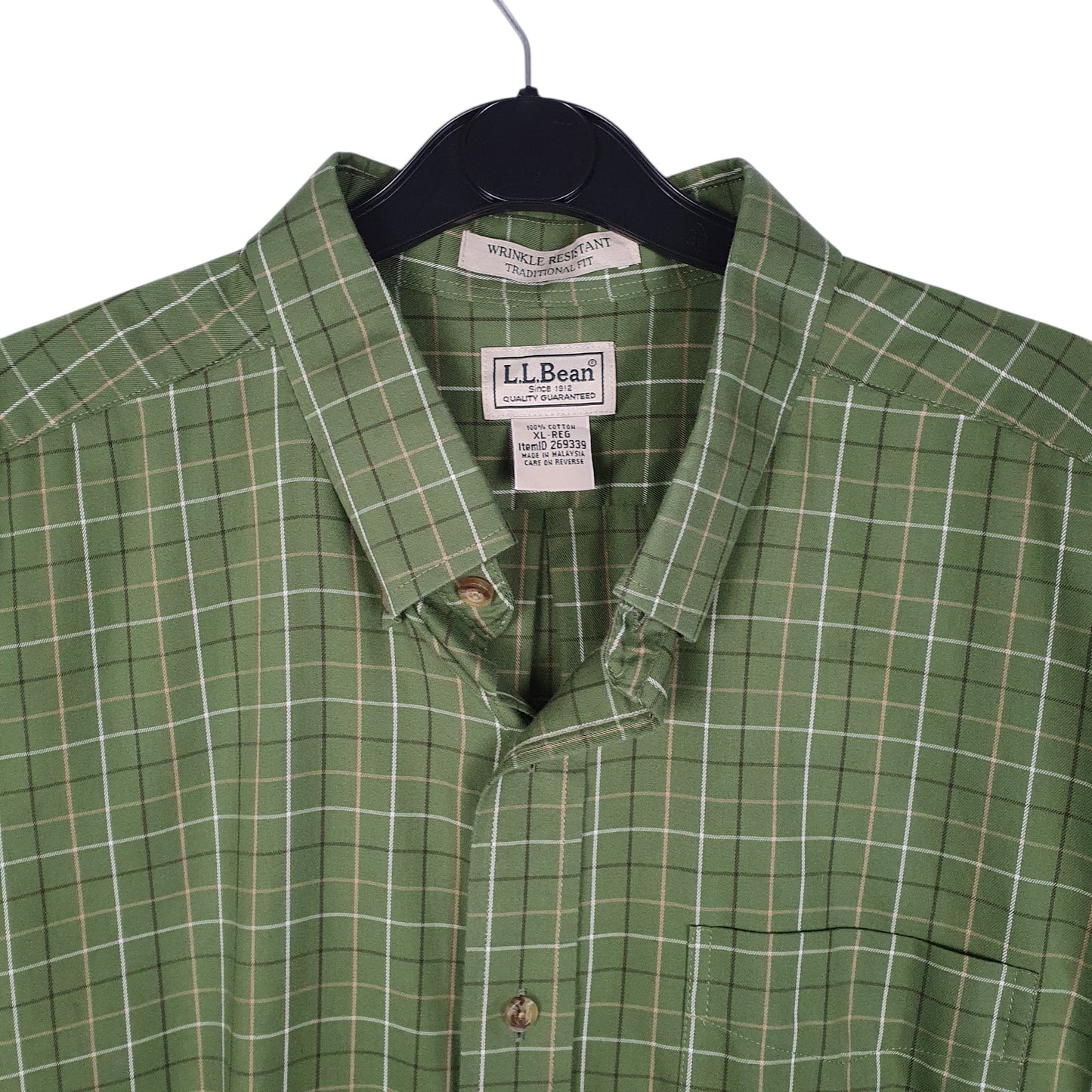 Mens Green L.L.Bean   Shirt
