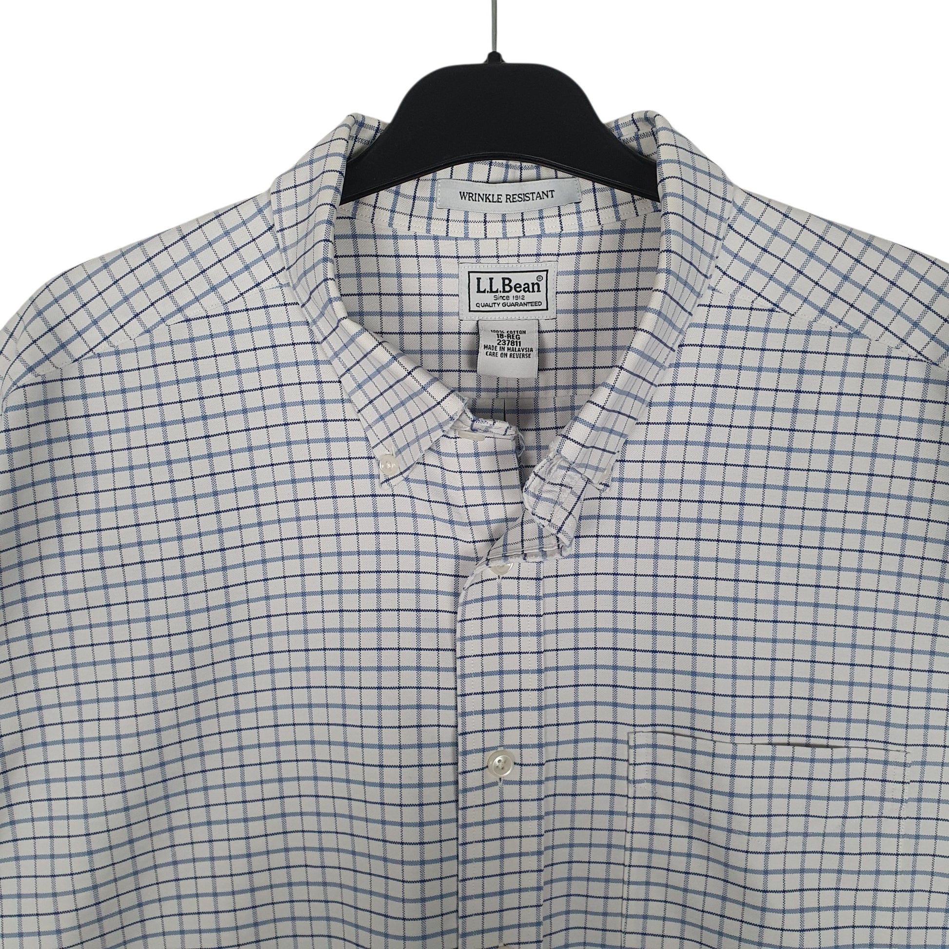 Mens White L.L.Bean   Shirt