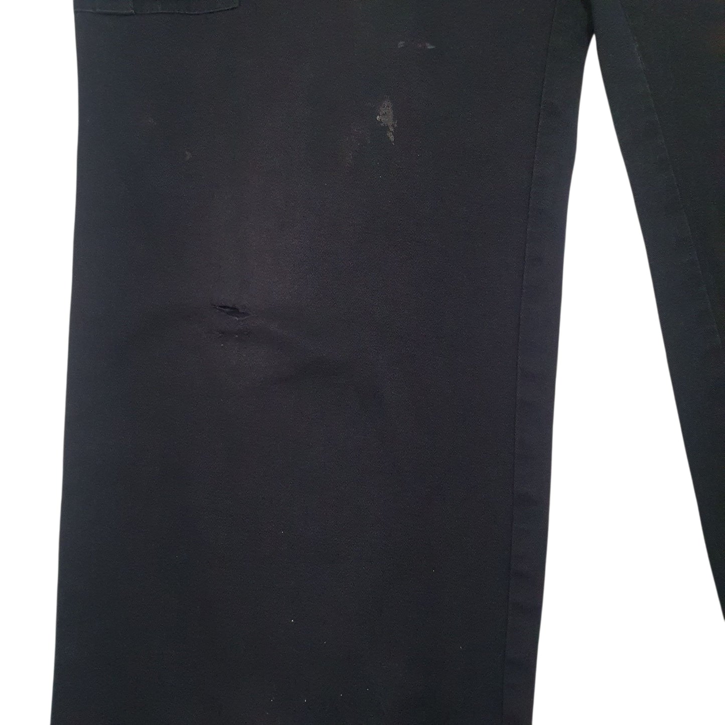 Mens Black Dickies   Trousers