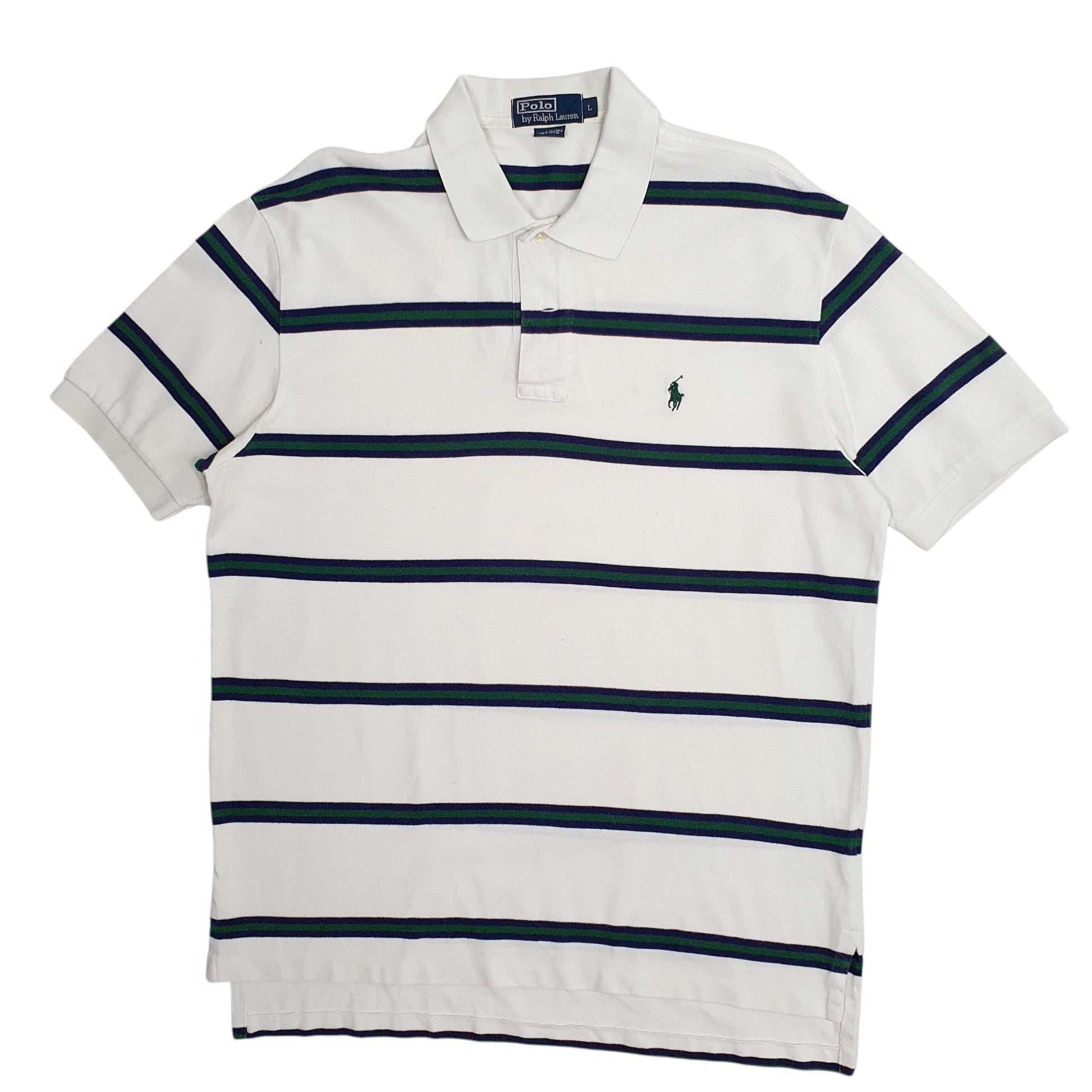 Mens White Polo Ralph Lauren  Short Sleeve Polo Shirt