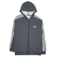 Mens Grey Adidas  Full Zip Jumper