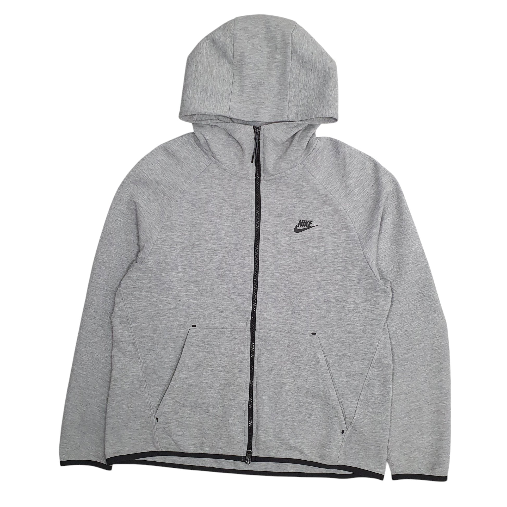 Mens Grey Nike Tech Fleece Full Zip Jumper