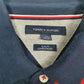 Mens Navy Tommy Hilfiger  Crewneck Polo Shirt
