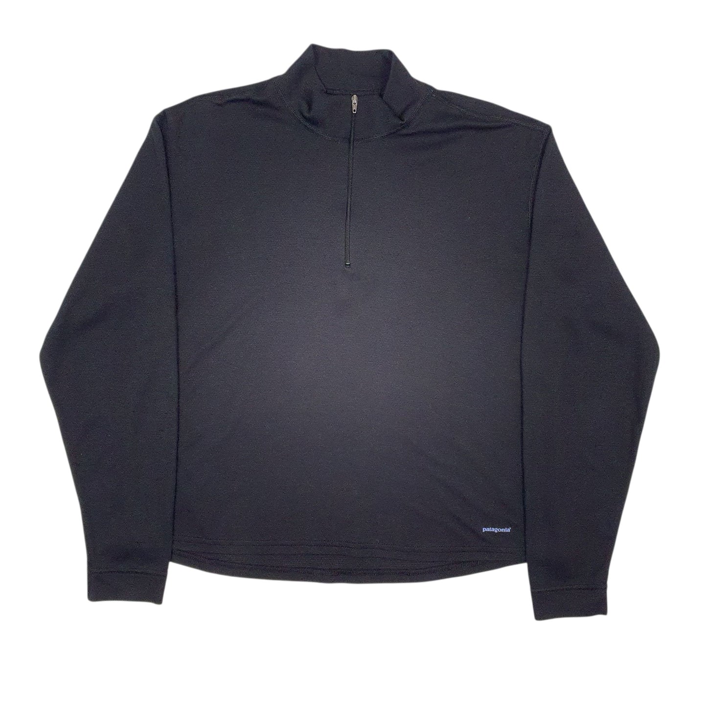 Womens Black Patagonia Capilene Quarter Zip Jumper