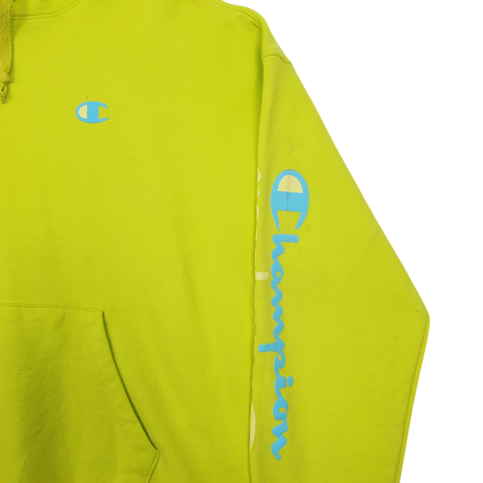 Womens Green Champion  Hoodie Jumper