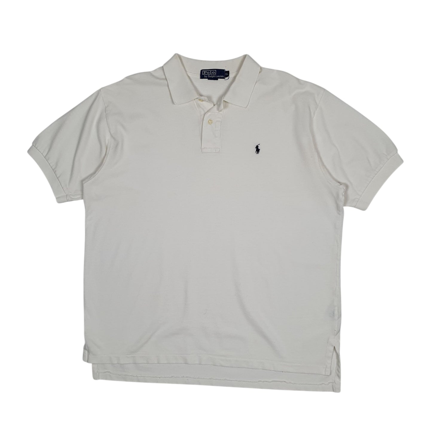 Mens White Polo Ralph Lauren  Short Sleeve Polo Shirt