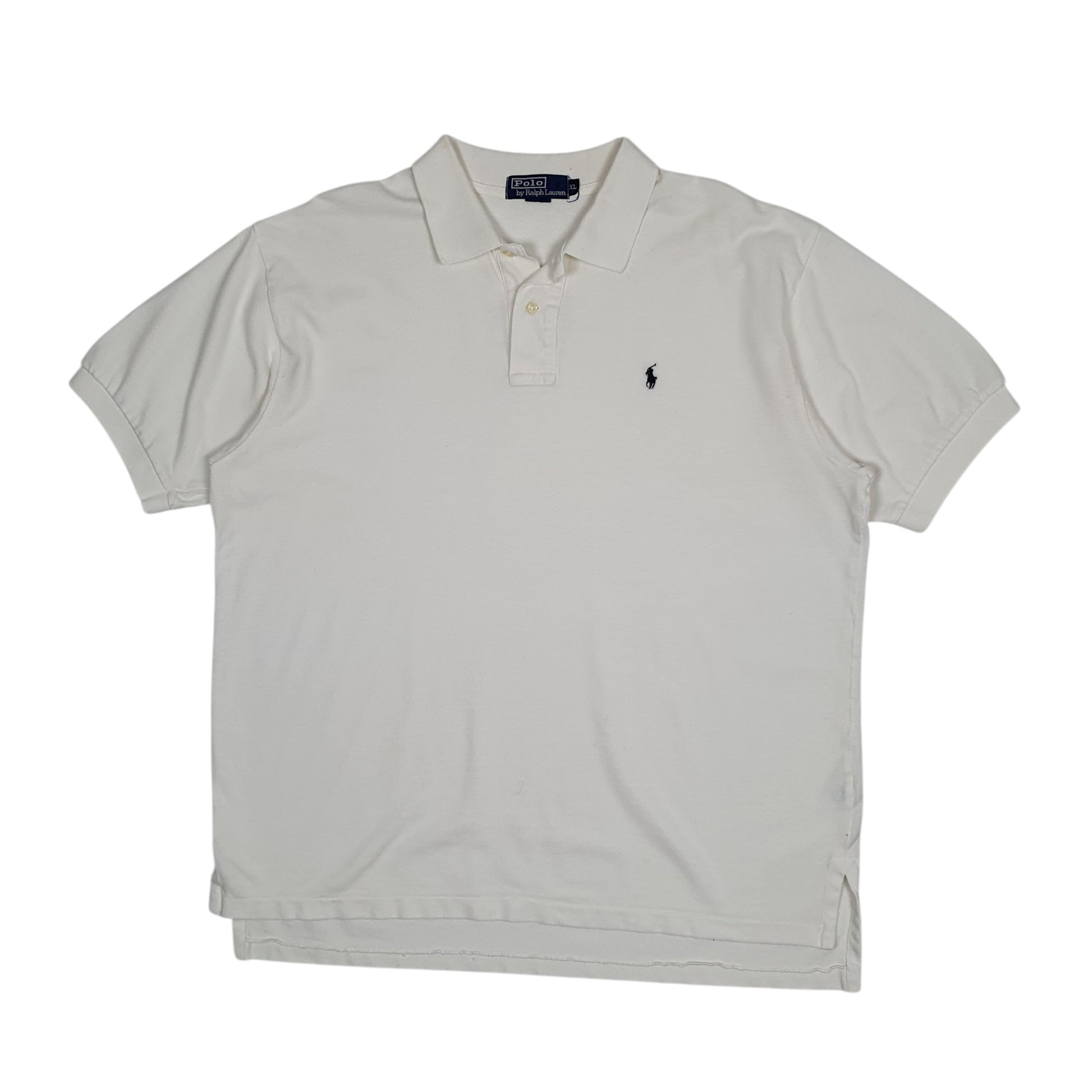 Mens White Polo Ralph Lauren  Short Sleeve Polo Shirt