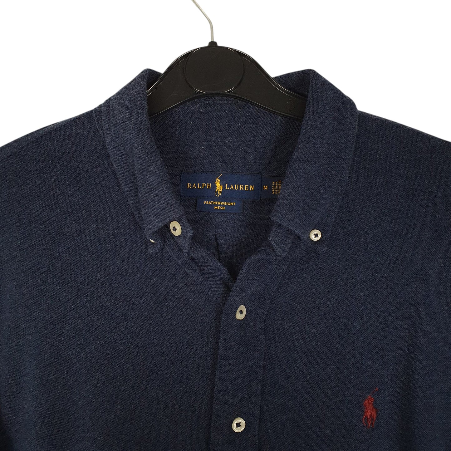 Mens Navy Ralph Lauren Featherweight Mesh  Shirt