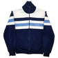 Mens Navy Adidas  Full Zip Jumper