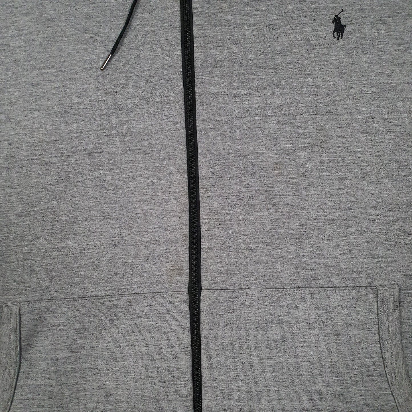Mens Grey Polo Ralph Lauren Hoodie Full Zip Jumper