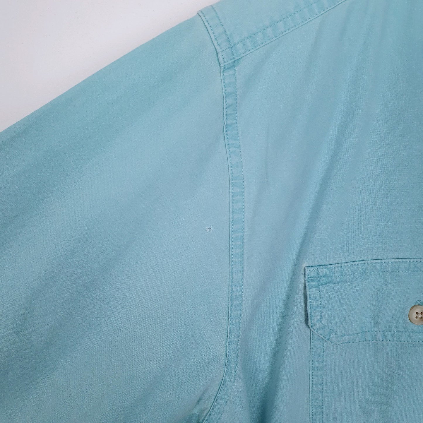 Mens Blue L.L.Bean   Shirt