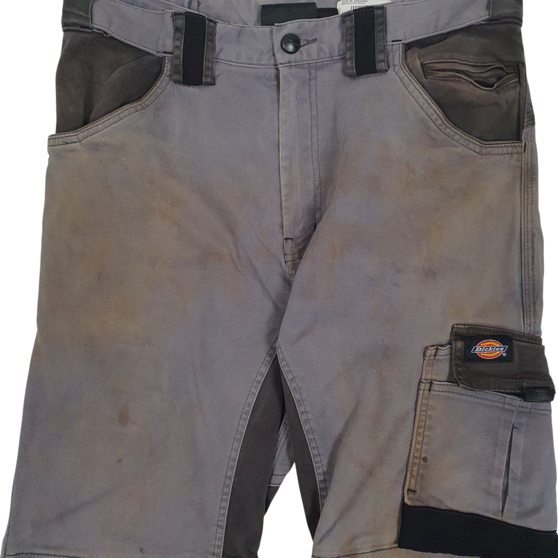 Mens Grey Dickies Workwear  Trousers