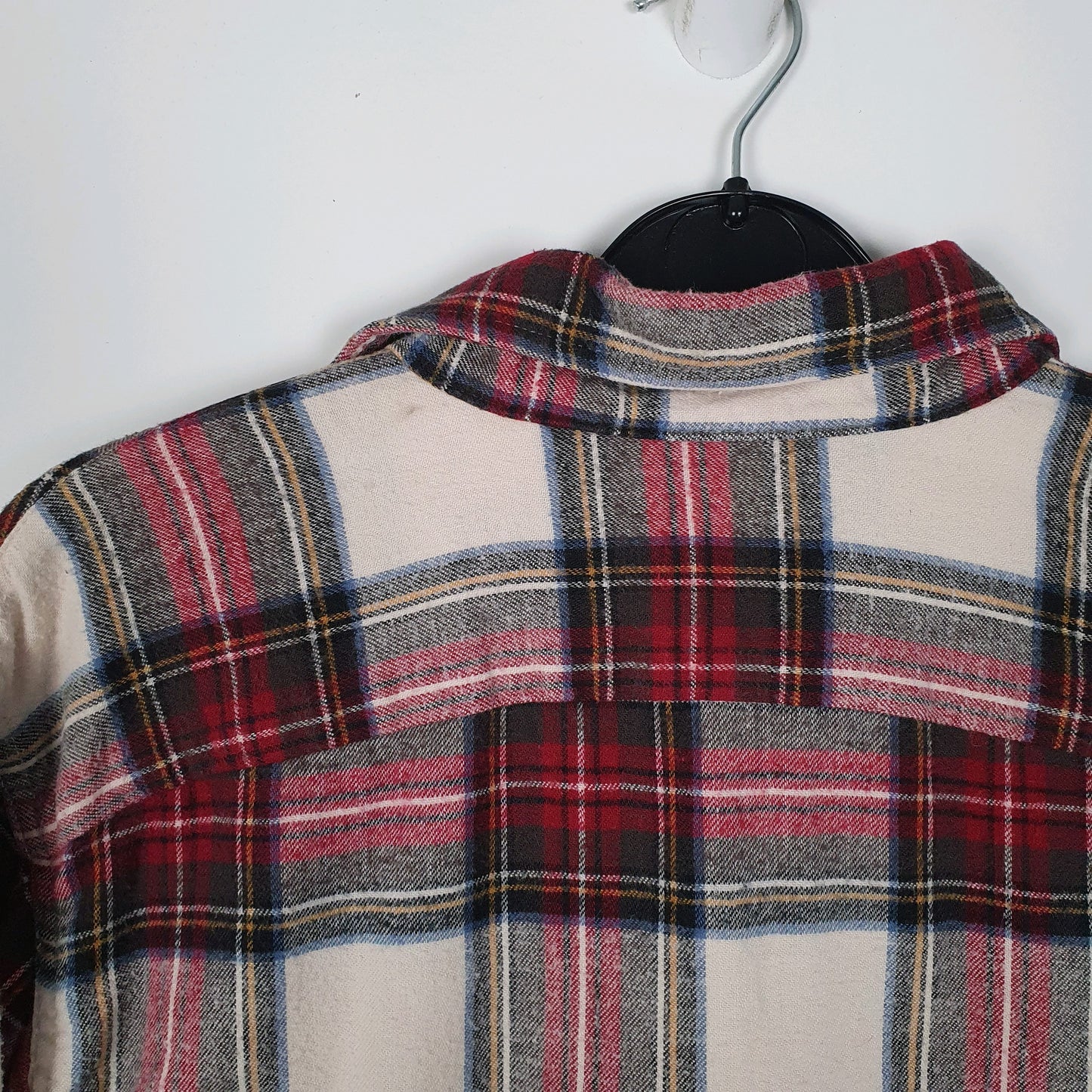 Mens Red L.L.Bean Vintage 1980s Made In USA Thick Flannel  Shirt