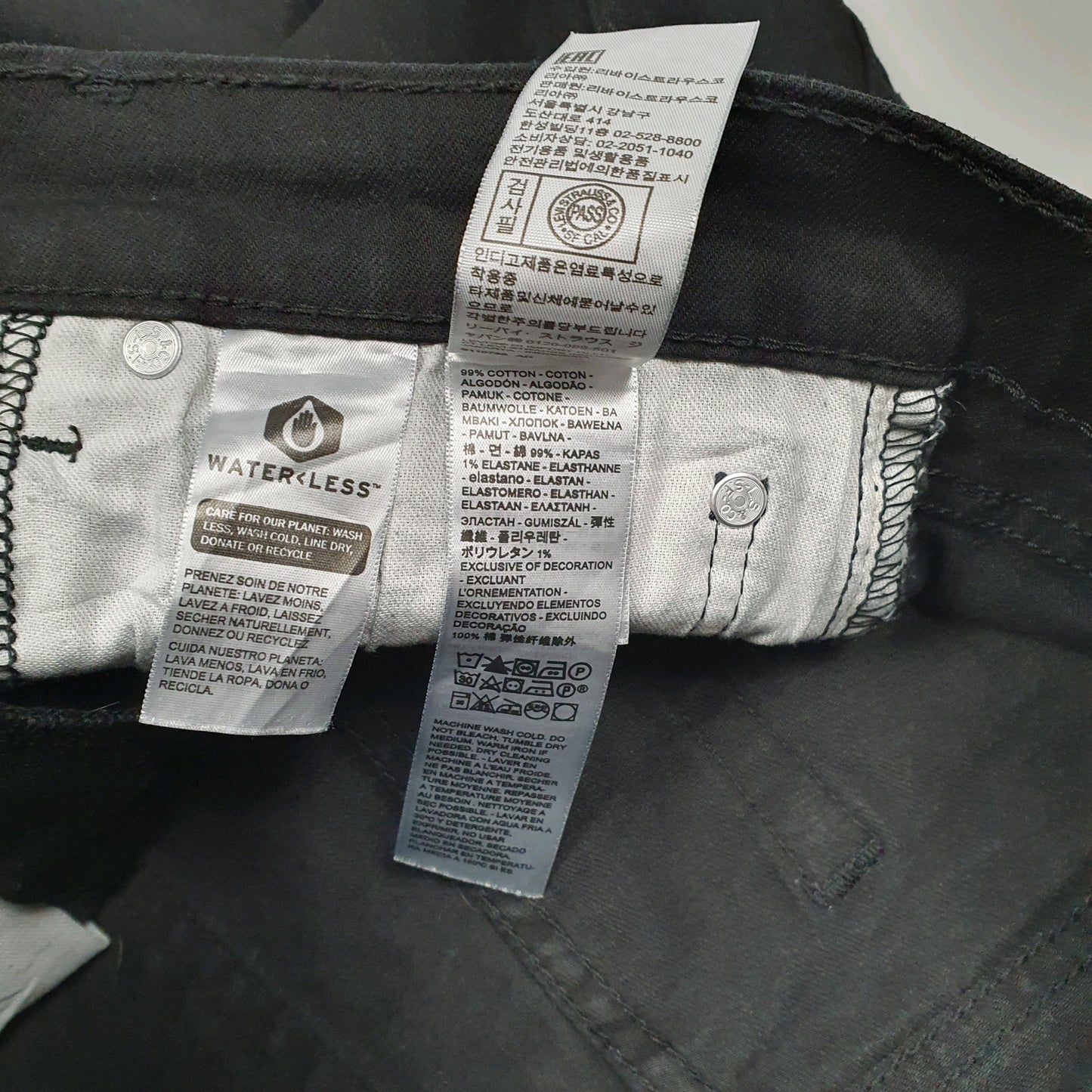 Mens Black Levis   Jeans