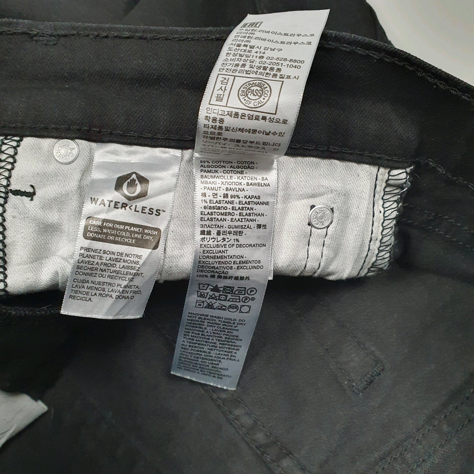 Mens Black Levis   Jeans