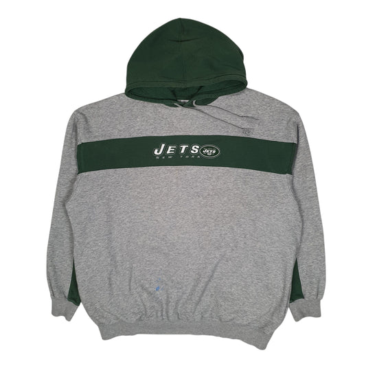Mens Grey NFL New York Jets Hoodie Jumper