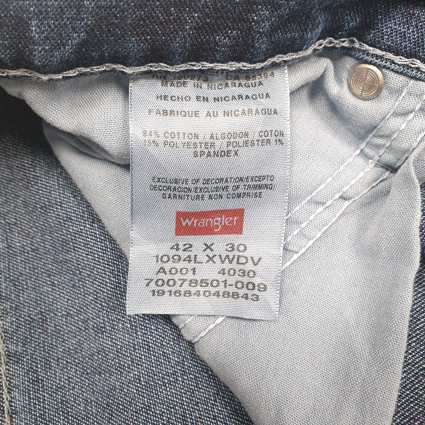 Mens Blue Wrangler   Jeans