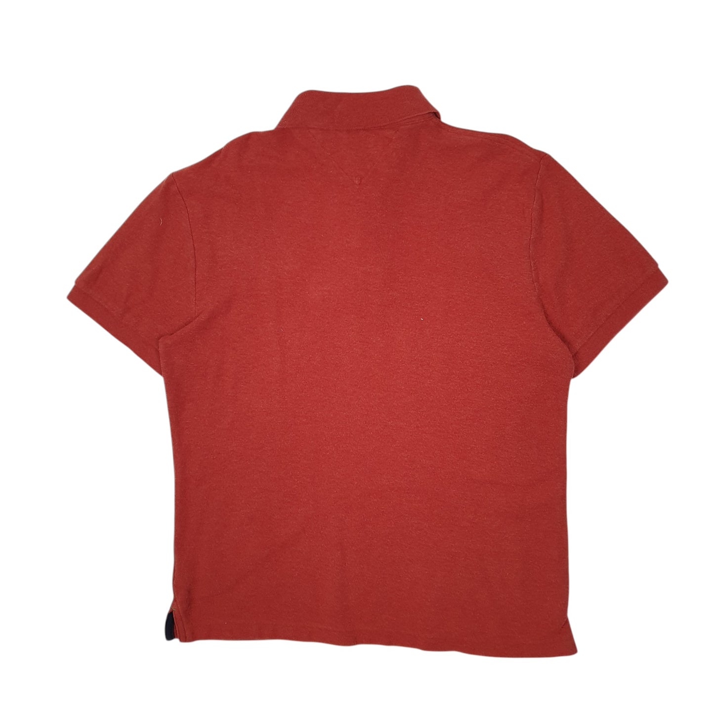 Mens Orange Tommy Hilfiger Slim Fit  Polo Shirt