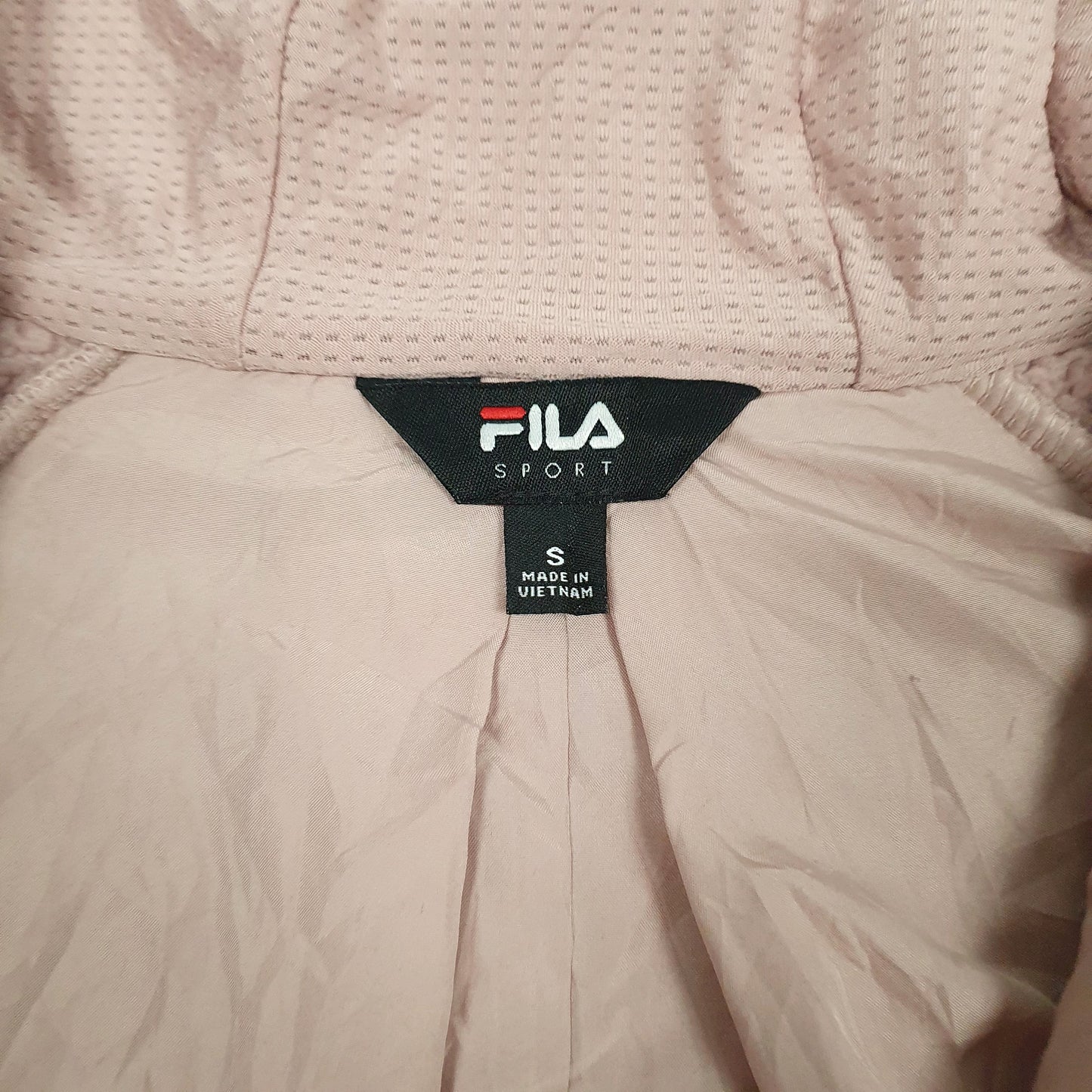 Womens Pink Fila Sport Full Zip Jumper