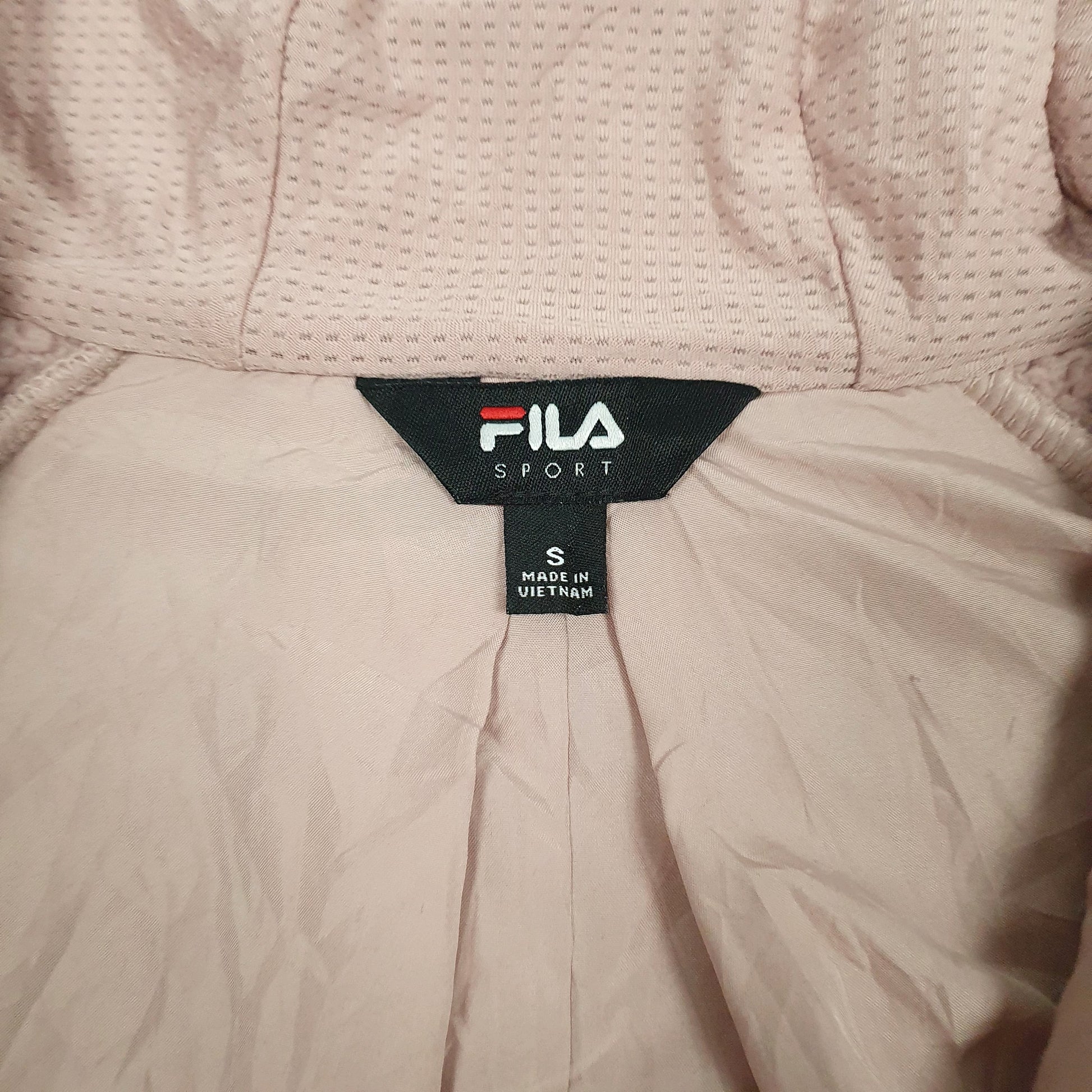 Womens Pink Fila Sport Full Zip Jumper