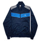 Mens Navy Adidas Vintage 00s Active Wear Full Zip Jumper