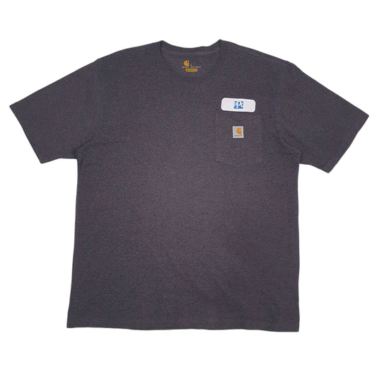 Mens Grey Carhartt  Short Sleeve T Shirt