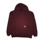 Mens Burgundy Carhartt  Hoodie Jumper