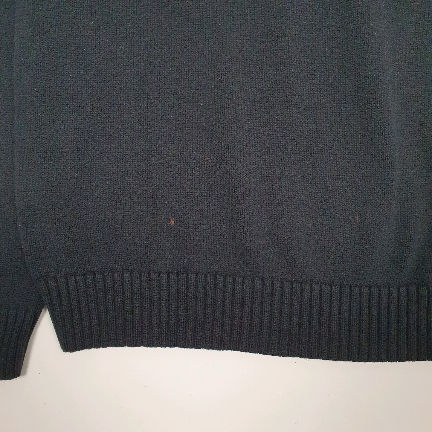 Mens Black Polo Ralph Lauren  Quarter Zip Jumper