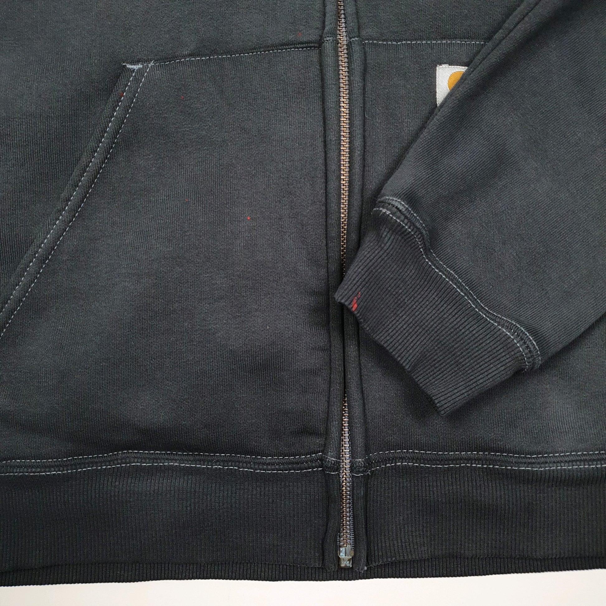 Womens Navy Carhartt Hoodie Full Zip Jumper