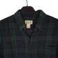 Mens Navy L.L.Bean Thick Flannel  Shirt