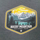 Mens Grey Columbia Sportswear Company Rocky Mountain  T Shirt