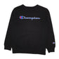Womens Black Champion  Crewneck Jumper