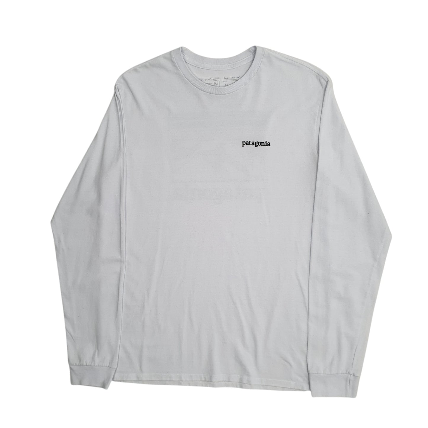 Mens Blue Patagonia  Long Sleeve T Shirt