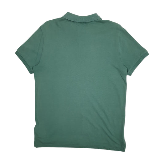 Mens Green Polo Ralph Lauren Custom Slim Fit  Polo Shirt