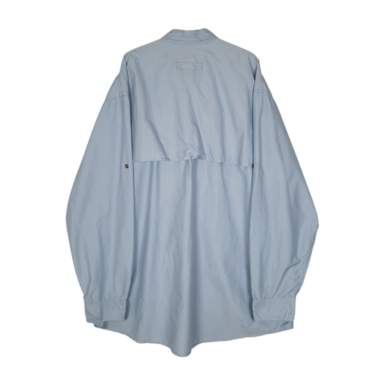 Mens Blue L.L.Bean Walking Hiking  Shirt